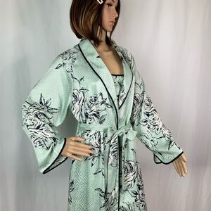 Jones New York 2 Piece Night Gown Size Small